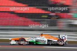 Adrian Sutil (GER) Sahara Force India VJM06. 05.10.2013. Formula 1 World Championship, Rd 14, Korean Grand Prix, Yeongam, South Korea, Qualifying Day.
