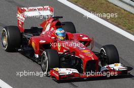 Fernando Alonso (ESP) Ferrari F138. 05.10.2013. Formula 1 World Championship, Rd 14, Korean Grand Prix, Yeongam, South Korea, Qualifying Day.