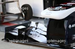 Williams FW35 front wing. 05.10.2013. Formula 1 World Championship, Rd 14, Korean Grand Prix, Yeongam, South Korea, Qualifying Day.