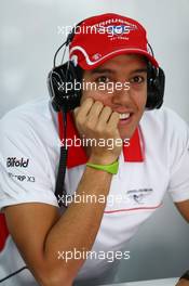 Rodolfo Gonzalez (VEN) Marussia F1 Team Reserve Driver. 05.10.2013. Formula 1 World Championship, Rd 14, Korean Grand Prix, Yeongam, South Korea, Qualifying Day.