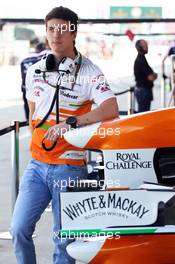 James Calado (GBR) Sahara Force India Third Driver. 05.10.2013. Formula 1 World Championship, Rd 14, Korean Grand Prix, Yeongam, South Korea, Qualifying Day.