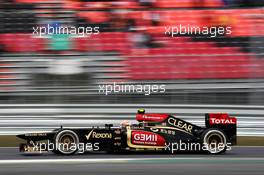 Romain Grosjean (FRA) Lotus F1 E21. 05.10.2013. Formula 1 World Championship, Rd 14, Korean Grand Prix, Yeongam, South Korea, Qualifying Day.