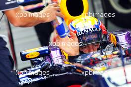 Mark Webber (AUS) Red Bull Racing RB9.
