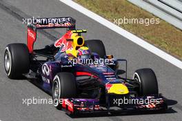 Mark Webber (AUS) Red Bull Racing RB9. 05.10.2013. Formula 1 World Championship, Rd 14, Korean Grand Prix, Yeongam, South Korea, Qualifying Day.