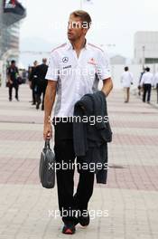 Jenson Button (GBR) McLaren. 06.10.2013. Formula 1 World Championship, Rd 14, Korean Grand Prix, Yeongam, South Korea, Race Day.