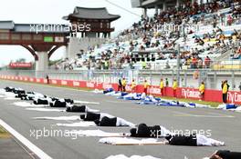 Pre race display. 06.10.2013. Formula 1 World Championship, Rd 14, Korean Grand Prix, Yeongam, South Korea, Race Day.