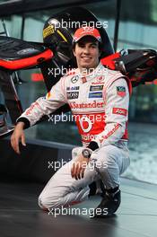 Sergio Perez (MEX) McLaren. 31.01.2013. McLaren MP4-28 Launch, McLaren Technology Centre, Woking, England.