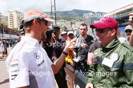 Jenson Button (GBR) McLaren signs autographs for the fans. 24.05.2013. Formula 1 World Championship, Rd 6, Monaco Grand Prix, Monte Carlo, Monaco, Friday.