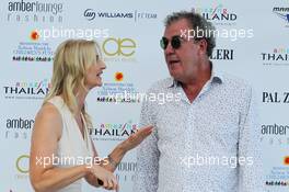 Jeremy Clarkson (GBR) with Sonia Irvine (GBR) at the Amber Lounge Fashion Show. 24.05.2013. Formula 1 World Championship, Rd 6, Monaco Grand Prix, Monte Carlo, Monaco, Friday.