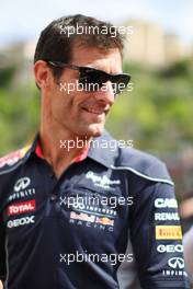 Mark Webber (AUS) Red Bull Racing. 24.05.2013. Formula 1 World Championship, Rd 6, Monaco Grand Prix, Monte Carlo, Monaco, Friday.