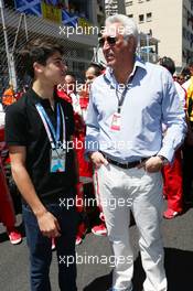Piero Ferrari (ITA) Ferrari Vice-President with Lawrence Stroll (CDN) Entrepreneur and Fashion Mogul on the grid. 26.05.2013. Formula 1 World Championship, Rd 6, Monaco Grand Prix, Monte Carlo, Monaco, Race Day.