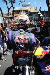 Sebastian Vettel (GER) Red Bull Racing RB9 on the grid. 26.05.2013. Formula 1 World Championship, Rd 6, Monaco Grand Prix, Monte Carlo, Monaco, Race Day.