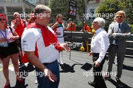 Bernie Ecclestone (GBR) CEO Formula One Group (FOM) on the grid. 26.05.2013. Formula 1 World Championship, Rd 6, Monaco Grand Prix, Monte Carlo, Monaco, Race Day.