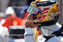 Lewis Hamilton (GBR) Mercedes AMG F1 on the grid. 26.05.2013. Formula 1 World Championship, Rd 6, Monaco Grand Prix, Monte Carlo, Monaco, Race Day.