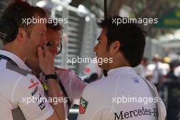 Sergio Perez (MEX) McLaren on the grid. 26.05.2013. Formula 1 World Championship, Rd 6, Monaco Grand Prix, Monte Carlo, Monaco, Race Day.