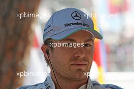 Nico Rosberg (GER) Mercedes AMG F1 on the grid. 26.05.2013. Formula 1 World Championship, Rd 6, Monaco Grand Prix, Monte Carlo, Monaco, Race Day.