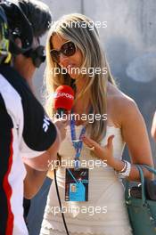 Vivian Sibold (GER), girlfriend of Nico Rosberg (GER) Mercedes AMG F1. 26.05.2013. Formula 1 World Championship, Rd 6, Monaco Grand Prix, Monte Carlo, Monaco, Race Day.