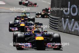 Sebastian Vettel (GER), Red Bull Racing  26.05.2013. Formula 1 World Championship, Rd 6, Monaco Grand Prix, Monte Carlo, Monaco, Race Day.