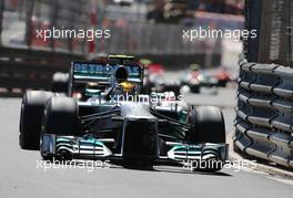 Lewis Hamilton (GBR), Mercedes Grand Prix  26.05.2013. Formula 1 World Championship, Rd 6, Monaco Grand Prix, Monte Carlo, Monaco, Race Day.