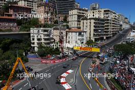Mark Webber (AUS) Red Bull Racing RB9 leads Lewis Hamilton (GBR) Mercedes AMG F1 W04 and Kimi Raikkonen (FIN) Lotus F1 E21. 26.05.2013. Formula 1 World Championship, Rd 6, Monaco Grand Prix, Monte Carlo, Monaco, Race Day.