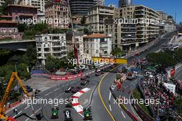 The start of the race. 26.05.2013. Formula 1 World Championship, Rd 6, Monaco Grand Prix, Monte Carlo, Monaco, Race Day.