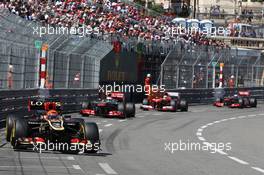 Kimi Raikkonen (FIN) Lotus F1 E21. 26.05.2013. Formula 1 World Championship, Rd 6, Monaco Grand Prix, Monte Carlo, Monaco, Race Day.
