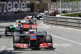 Jenson Button (GBR) McLaren MP4-28. 26.05.2013. Formula 1 World Championship, Rd 6, Monaco Grand Prix, Monte Carlo, Monaco, Race Day.
