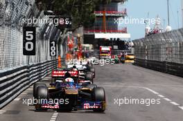 Jean-Eric Vergne (FRA) Scuderia Toro Rosso STR8. 26.05.2013. Formula 1 World Championship, Rd 6, Monaco Grand Prix, Monte Carlo, Monaco, Race Day.