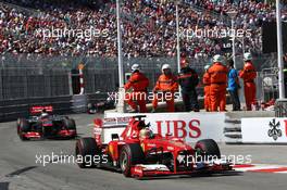 Fernando Alonso (ESP) Ferrari F138. 26.05.2013. Formula 1 World Championship, Rd 6, Monaco Grand Prix, Monte Carlo, Monaco, Race Day.