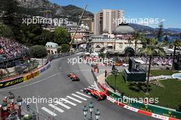 Max Chilton (GBR) Marussia F1 Team MR02 leads Jules Bianchi (FRA) Marussia F1 Team MR02. 26.05.2013. Formula 1 World Championship, Rd 6, Monaco Grand Prix, Monte Carlo, Monaco, Race Day.