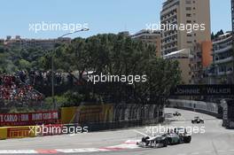 Lewis Hamilton (GBR) Mercedes AMG F1 W04. 26.05.2013. Formula 1 World Championship, Rd 6, Monaco Grand Prix, Monte Carlo, Monaco, Race Day.