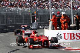 Fernando Alonso (ESP) Ferrari F138. 26.05.2013. Formula 1 World Championship, Rd 6, Monaco Grand Prix, Monte Carlo, Monaco, Race Day.