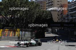 Nico Rosberg (GER) Mercedes AMG F1 W04. 26.05.2013. Formula 1 World Championship, Rd 6, Monaco Grand Prix, Monte Carlo, Monaco, Race Day.