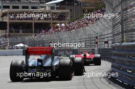 Sergio Perez (MEX) McLaren MP4-28. 26.05.2013. Formula 1 World Championship, Rd 6, Monaco Grand Prix, Monte Carlo, Monaco, Race Day.
