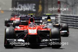 Max Chilton (GBR) Marussia F1 Team MR02. 26.05.2013. Formula 1 World Championship, Rd 6, Monaco Grand Prix, Monte Carlo, Monaco, Race Day.
