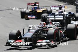 Nico Hulkenberg (GER) Sauber C32. 26.05.2013. Formula 1 World Championship, Rd 6, Monaco Grand Prix, Monte Carlo, Monaco, Race Day.