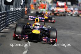 Sebastian Vettel (GER), Red Bull Racing  26.05.2013. Formula 1 World Championship, Rd 6, Monaco Grand Prix, Monte Carlo, Monaco, Race Day.