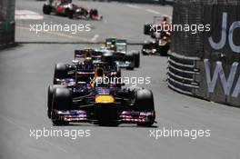 Sebastian Vettel (GER), Red Bull Racing  26.05.2013. Formula 1 World Championship, Rd 6, Monaco Grand Prix, Monte Carlo, Monaco, Race Day.