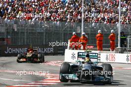 Lewis Hamilton (GBR) Mercedes AMG F1 W04. 26.05.2013. Formula 1 World Championship, Rd 6, Monaco Grand Prix, Monte Carlo, Monaco, Race Day.