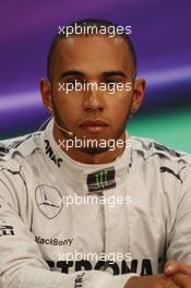 Lewis Hamilton (GBR) Mercedes AMG F1 in the FIA Press Conference. 25.05.2013. Formula 1 World Championship, Rd 6, Monaco Grand Prix, Monte Carlo, Monaco, Qualifying Day