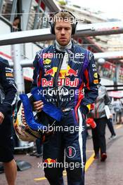 Sebastian Vettel (GER) Red Bull Racing. 25.05.2013. Formula 1 World Championship, Rd 6, Monaco Grand Prix, Monte Carlo, Monaco, Qualifying Day
