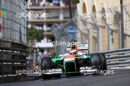 Paul di Resta (GBR) Sahara Force India VJM06. 25.05.2013. Formula 1 World Championship, Rd 6, Monaco Grand Prix, Monte Carlo, Monaco, Qualifying Day