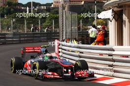 Sergio Perez (MEX) McLaren MP4-28. 25.05.2013. Formula 1 World Championship, Rd 6, Monaco Grand Prix, Monte Carlo, Monaco, Qualifying Day