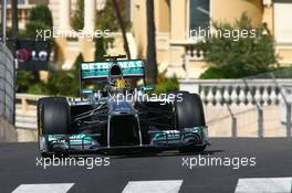 Lewis Hamilton (GBR) Mercedes AMG F1 W04. 25.05.2013. Formula 1 World Championship, Rd 6, Monaco Grand Prix, Monte Carlo, Monaco, Qualifying Day