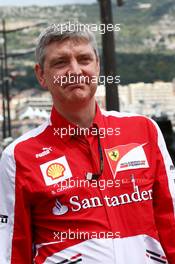 Steve Clark (GBR) Ferrari Chief Engineer. 25.05.2013. Formula 1 World Championship, Rd 6, Monaco Grand Prix, Monte Carlo, Monaco, Qualifying Day