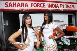 Sahara Force India F1 Team Speed Divas. 25.05.2013. Formula 1 World Championship, Rd 6, Monaco Grand Prix, Monte Carlo, Monaco, Qualifying Day
