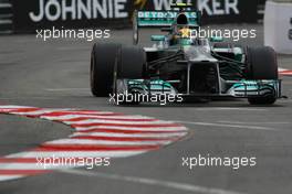 Lewis Hamilton (GBR) Mercedes AMG F1 W04. 25.05.2013. Formula 1 World Championship, Rd 6, Monaco Grand Prix, Monte Carlo, Monaco, Qualifying Day