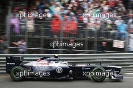 Valtteri Bottas (FIN) Williams FW35. 25.05.2013. Formula 1 World Championship, Rd 6, Monaco Grand Prix, Monte Carlo, Monaco, Qualifying Day