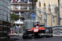 Jules Bianchi (FRA) Marussia F1 Team MR02. 25.05.2013. Formula 1 World Championship, Rd 6, Monaco Grand Prix, Monte Carlo, Monaco, Qualifying Day