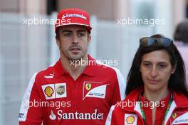 Fernando Alonso (ESP) Ferrari. 26.05.2013. Formula 1 World Championship, Rd 6, Monaco Grand Prix, Monte Carlo, Monaco, Race Day.